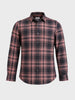 Men's Pink Slim Fit Checkered Casual Shirts