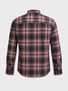 Men's Pink Slim Fit Checkered Casual Shirts