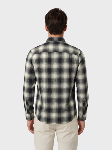 Men's Green Slim Fit Checkered Casual Shirts