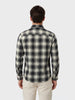Men's Green Slim Fit Checkered Casual Shirts