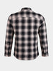 Men's Grey Slim Fit Checkered Casual Shirts