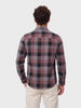 Men's Pink Slim Fit Checkered Casual Shirts