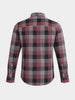 Men's Pink Slim Fit Checkered Casual Shirts