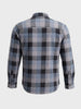 Men's Blue Slim Fit Checkered Casual Shirts
