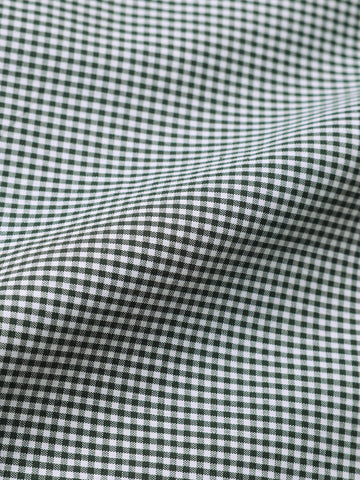 Men's Green Slim Fit Checked Formal Shirt