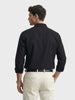 Men's Black Slim Fit Solid Casual Shirt