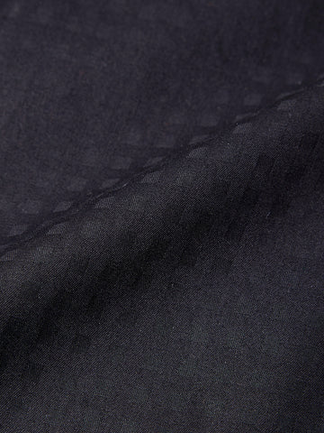 Men's Black Slim Fit Solid Casual Shirt