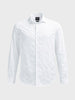 Men's White Slim Fit Solid Casual Shirt