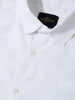Men's White Slim Fit Solid Casual Shirt