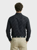 Men's Black Slim Fit Solid Casual Shirt