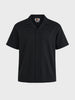 Men's Black Relaxed Fit Solid Casual Shirt