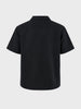 Men's Black Relaxed Fit Solid Casual Shirt