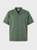 Men's Green Relaxed Fit Solid Casual Shirt