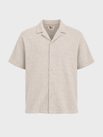 Men's Yellow Relaxed Fit Solid Casual Shirt