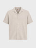 Men's Yellow Relaxed Fit Solid Casual Shirt