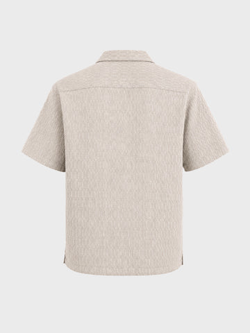 Men's Yellow Relaxed Fit Solid Casual Shirt