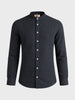 Men's Black Slim Fit Solid Casual Shirt