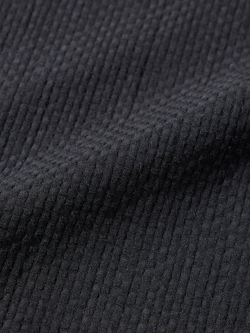 Men's Black Slim Fit Solid Casual Shirt