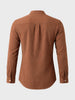 Men's Brown Slim Fit Textured Casual Shirt