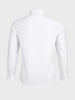 Men's White Slim Fit Solid Casual Shirt