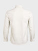Men's Cream Slim Fit Solid Casual Shirt