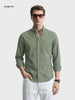 Men's Green Oversized Fit Solid Casual Shirt