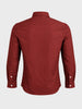 Men's Rust Slim Fit Solid Casual Shirt