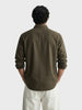 Men's Green Slim Fit Solid Casual Shirt