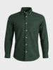 Men's Green Slim Fit Solid Casual Shirt