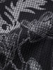 Men's Black Slim Fit Printed Casual Shirt