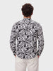 Men's Black Relaxed Fit Printed Casual Shirt