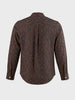 Men's Brown Relaxed Fit Printed Casual Shirt