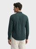 Men's Green Relaxed Fit Printed Casual Shirt