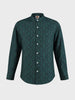 Men's Green Relaxed Fit Printed Casual Shirt