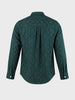 Men's Green Relaxed Fit Printed Casual Shirt