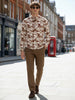Men's Brown Regular Fit Printed Casual Shirts
