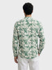 Men's Green Regular Fit Printed Casual Shirts