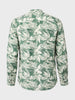 Men's Green Regular Fit Printed Casual Shirts