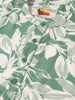 Men's Green Regular Fit Printed Casual Shirts