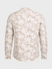 Men's Olive Regular Fit Printed Casual Shirts