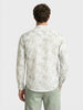 Men's Green Regular Fit Printed Casual Shirts