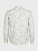 Men's Green Regular Fit Printed Casual Shirts