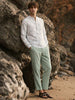 Men's Green Regular Fit Printed Casual Shirts