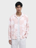 Men's Pink Relaxed Fit Printed Casual Shirts