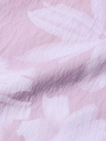 Men's Pink Relaxed Fit Printed Casual Shirts