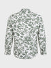 Men's Green Slim Fit Printed Casual Shirts