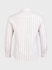 Men's Khaki Slim Fit Striped Casual Shirt