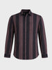 Men's Pink Slim Fit Striped Casual Shirts