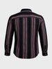 Men's Pink Slim Fit Striped Casual Shirts