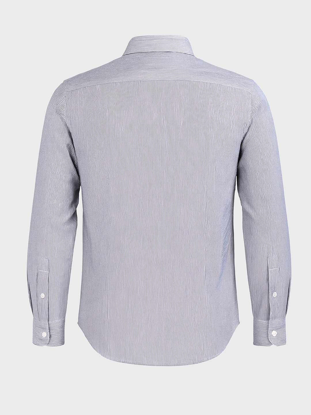 Men's Green Slim Fit Striped Formal Shirt